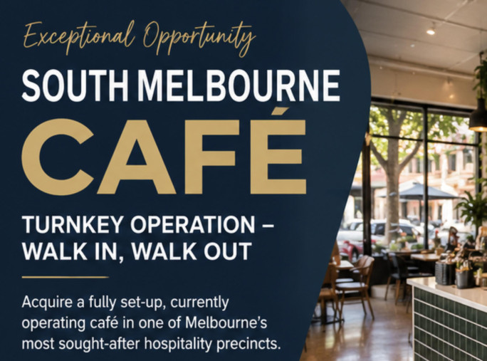 Licensed Cafe  for Sale Melbourne 