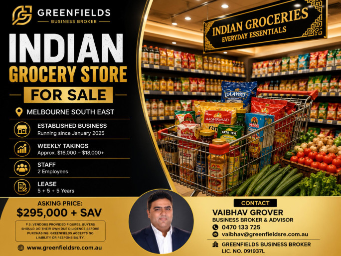 Indian Grocery Store Business for Sale Melbourne 