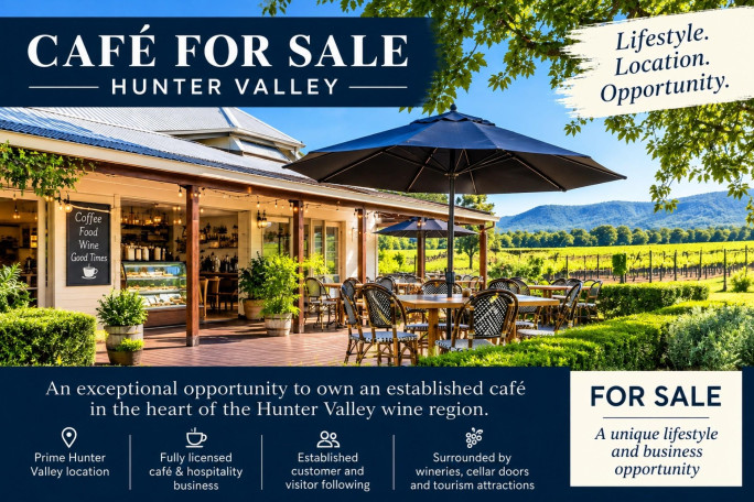 Licensed Cafe for Sale Hunter Valley 