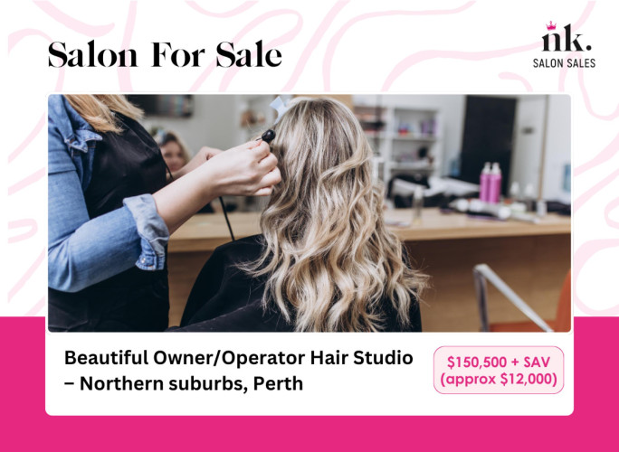 Owner/Operator Hair Studio Business for Sale Perth