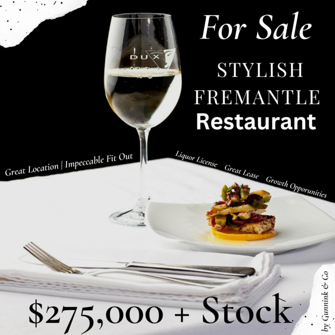 Restaurant for Sale Fremantle WA