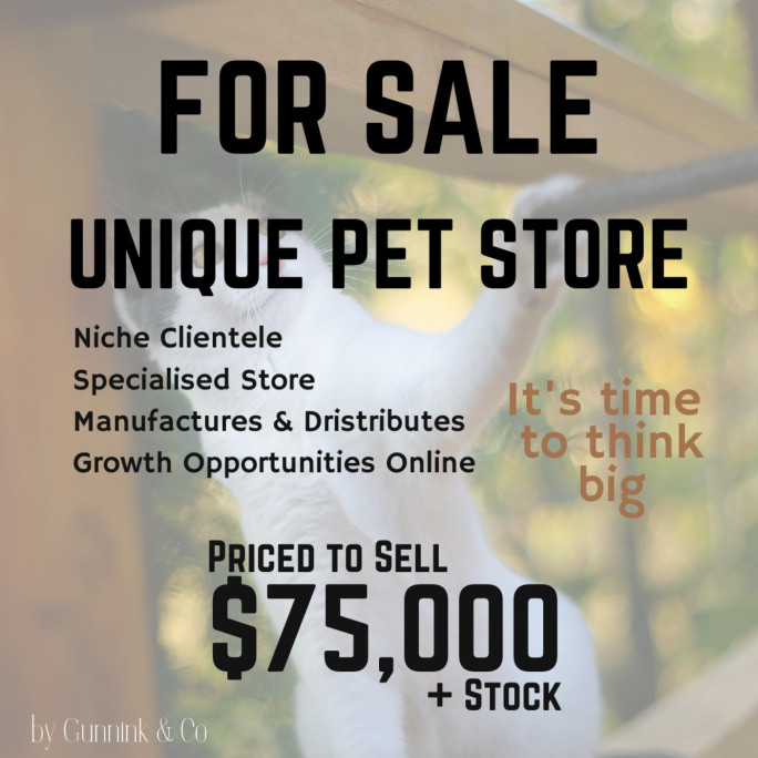 Specialty Pet Retail Business for Sale Perth 