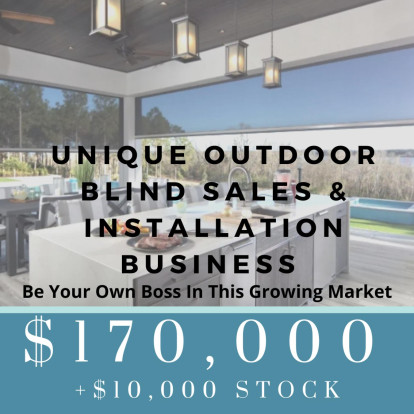 Unique Blind Installation Business for Sale Perth
