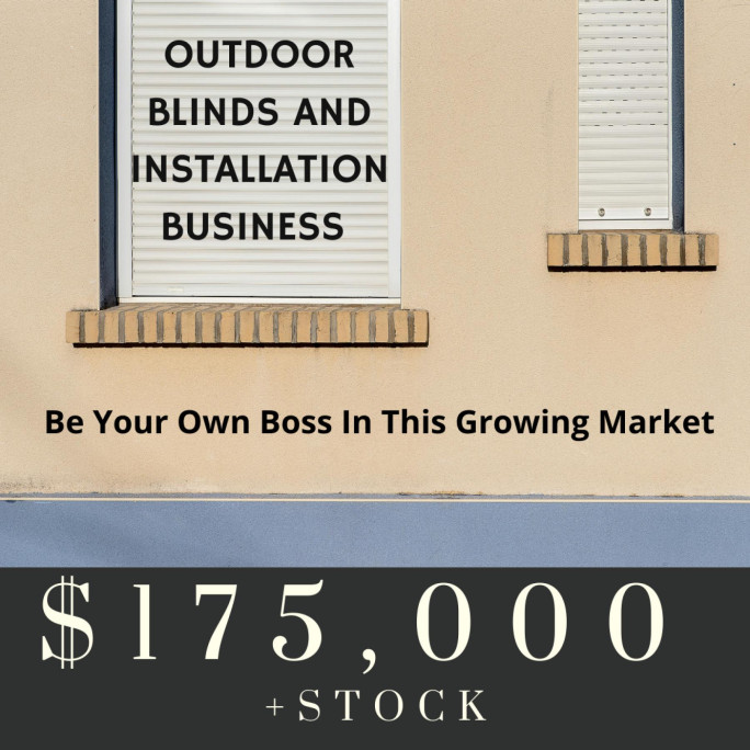 Unique Blind Installation Business for Sale Perth