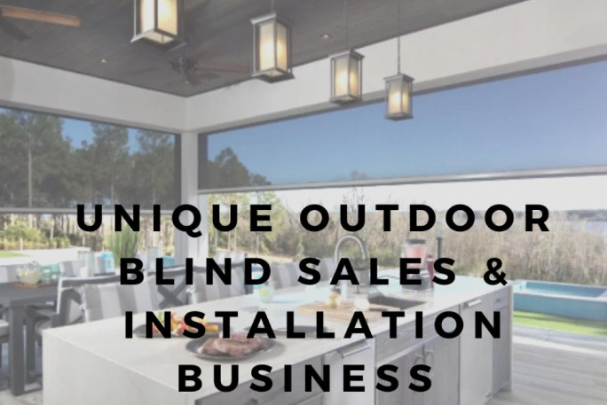 Unique Blind Installation Business for Sale Perth 