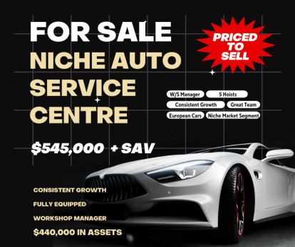 Niche Auto Service Business for Sale Perth