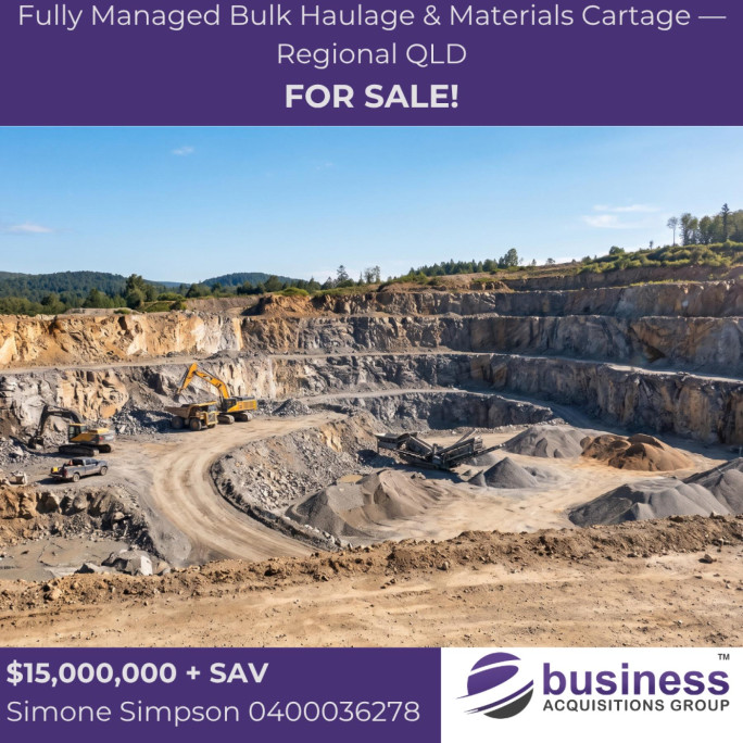 Fully Managed Haulage Business for Sale QLD 