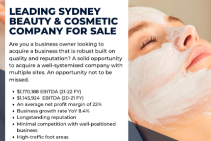 Leading Beauty & Cosmetic Business for Sale Sydney